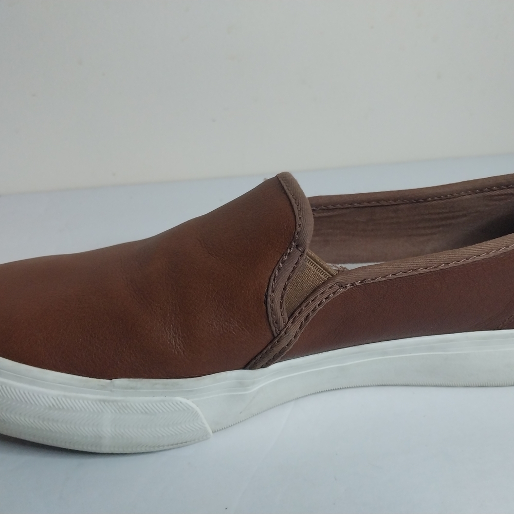 Keds Softerra Size 9 Brown Leather Slip-On Loafers. - Picture 8 of 11